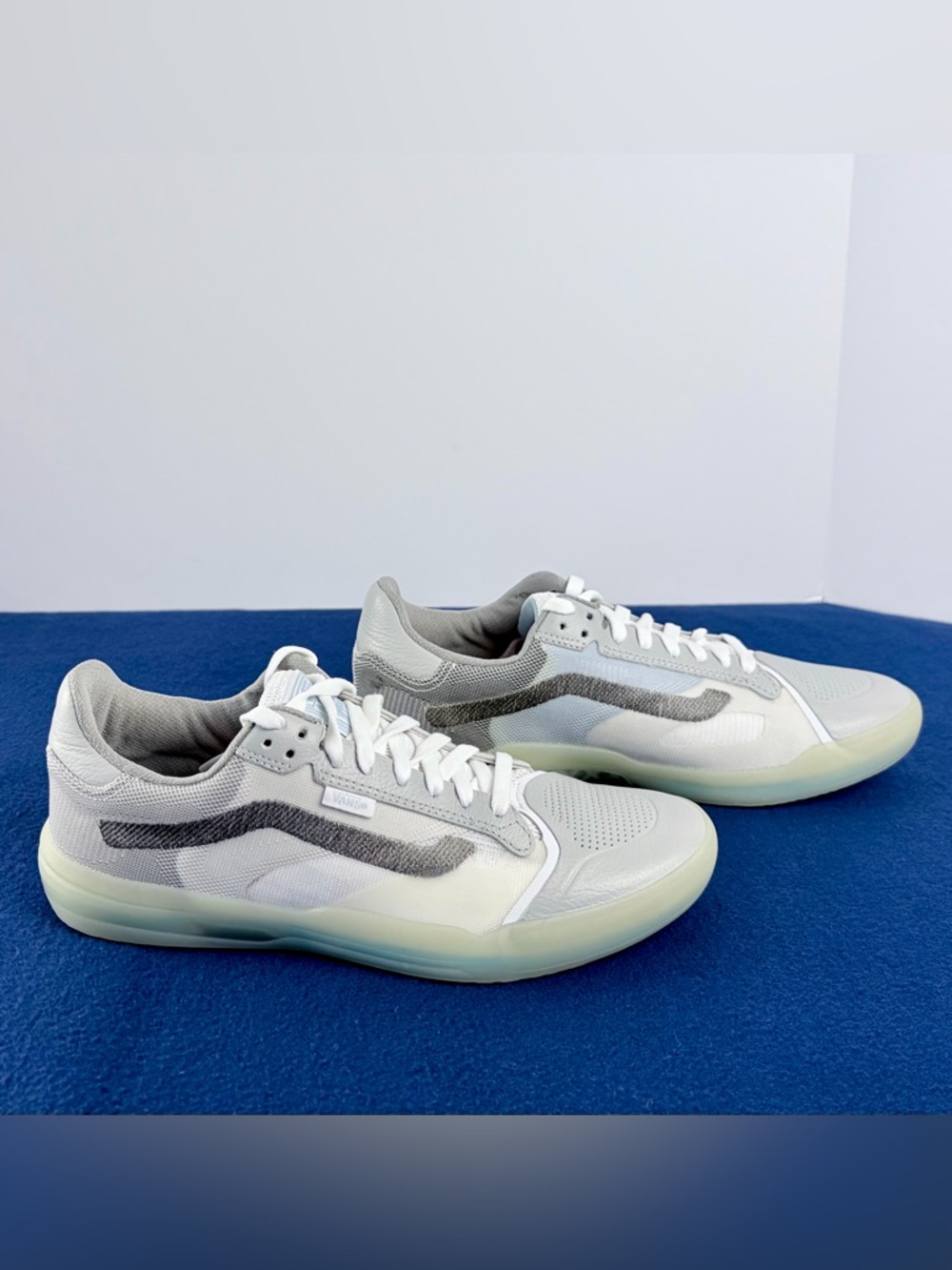 Vans EVDNT Ultimate Waffle grey sneakers Unisex Men’s Size 9 Womens Size 10.5